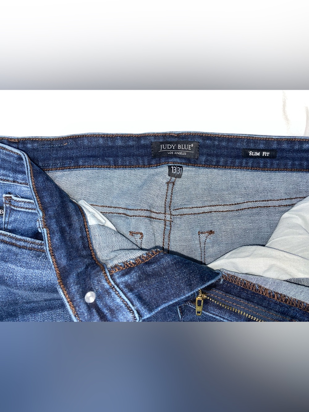 Judy Blue Slim Skinny Jeans Women’s Size 13/31 Medium Wash Stretch Denim - Picture 4 of 9
